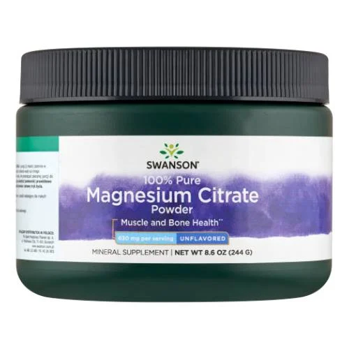 Miniaturka artykułu - SWANSON Cytrynian Magnezu 100% 244g