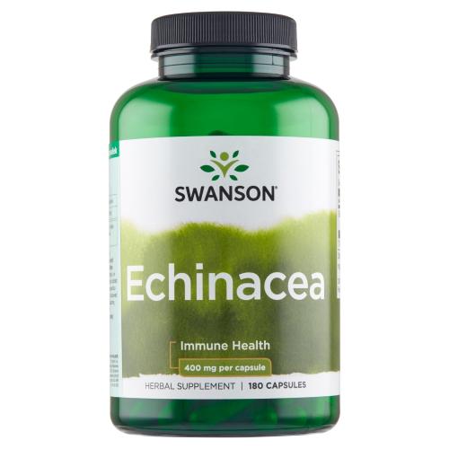 Miniaturka artykułu - SWANSON Echinacea - 180 kapsułek