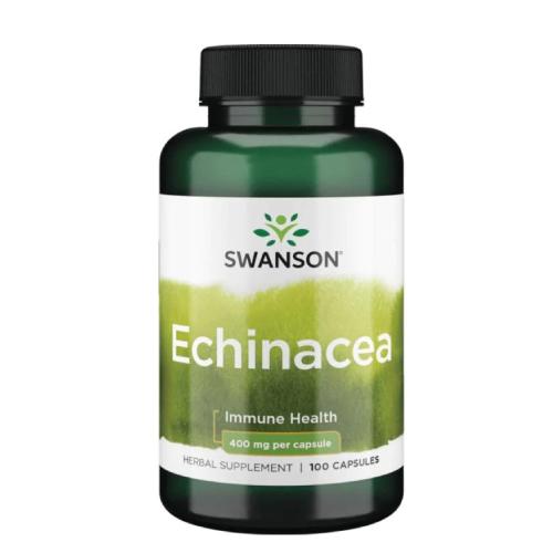 Miniaturka artykułu - SWANSON Echinacea (Jeż&oacute;wka purpurowa) 400mg, 100 kapsułek