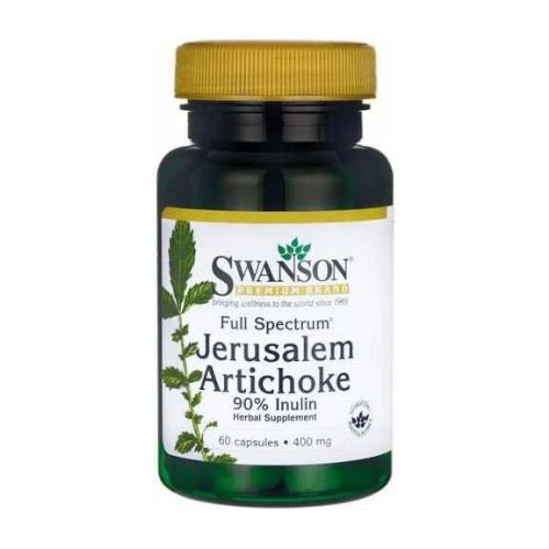 Miniaturka artykułu - SWANSON FS Jerusalem Artichoke Słonecznik bulwiasty 400mg - 60 kapsułek