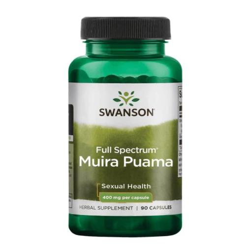 Zdjęcie produktu - SWANSON FS Muira Puama 400mg, 90 kapsułek