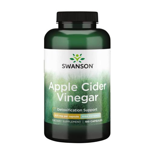 Miniaturka artykułu - SWANSON High Potency Apple Cider Vinegar Ocet jabłkowy 625mg, 180 kapsułek