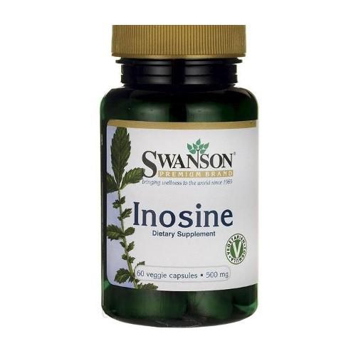 Miniaturka artykułu - SWANSON Inozyna 500mg - 60 kapsułek wegetariańskich