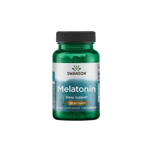 Miniaturka artykułu - SWANSON Melatonina 1mg - 120 kapsułek