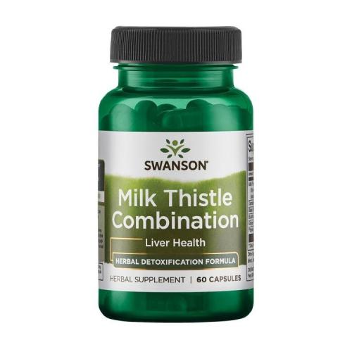 Miniaturka artykułu - SWANSON Milk Thistle Combination, 60kaps.