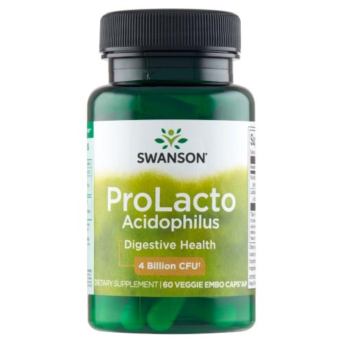 Miniaturka artykułu - SWANSON Probiotic Prolacto Acidophilus - 60 kapsułek