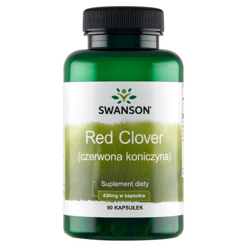 Miniaturka artykułu - SWANSON Red Clover Czerwona koniczyna 430mg, 90 kapsułek