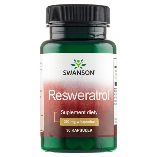 Zdjęcie produktu - SWANSON Resweratrol 250mg - 30 kapsułek 