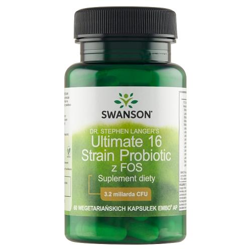 SWANSON Ultimate 16 Strain Probiotic, 60 kapsułek 