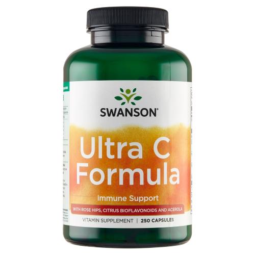 Miniaturka artykułu - SWANSON Ultra C Formula - 250 kapsułek