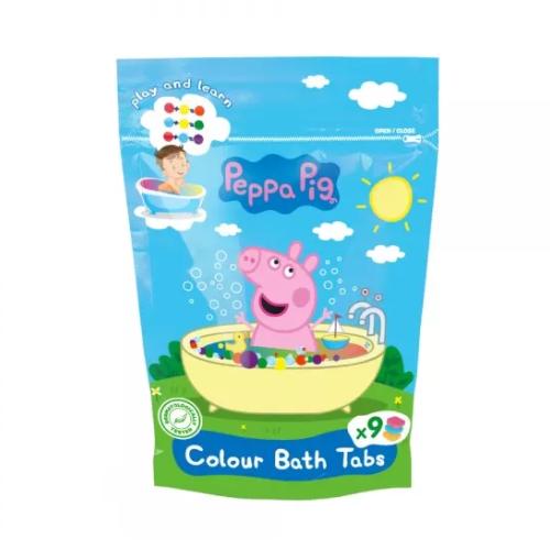 Miniaturka artykułu - Peppa Pig barwinki koloryzujące do kąpieli, 9x 16g