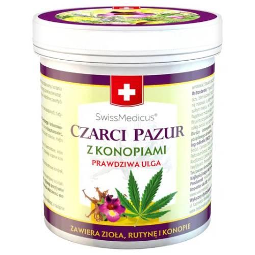 Miniaturka artykułu - SwissMedicus Czarci Pazur z konopiami, 250 ml