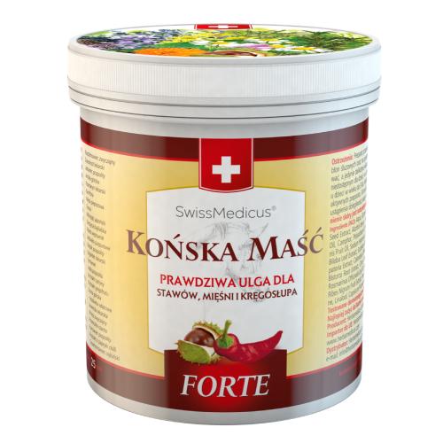 Zdjęcie produktu - SWISSMEDICUS Końska Maść Forte Rozgrzewająca, 500ml