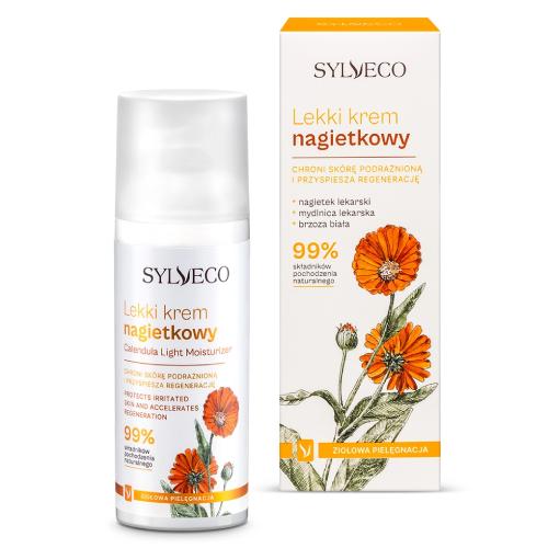 Miniaturka artykułu - SYLVECO Lekki krem nagietkowy - 50ml