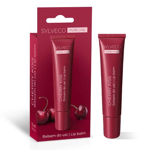 Miniaturka artykułu - Sylveco Pure Line Balsam do ust Cherry Kiss, 15 ml