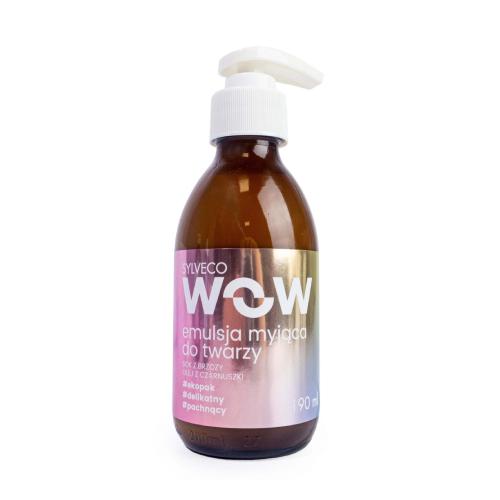 Miniaturka artykułu - SYLVECO WOW Emulsja myjąca do twarzy, 190ml