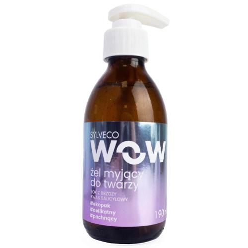 Miniaturka artykułu - SYLVECO WOW żel myjący do twarzy, 190ml