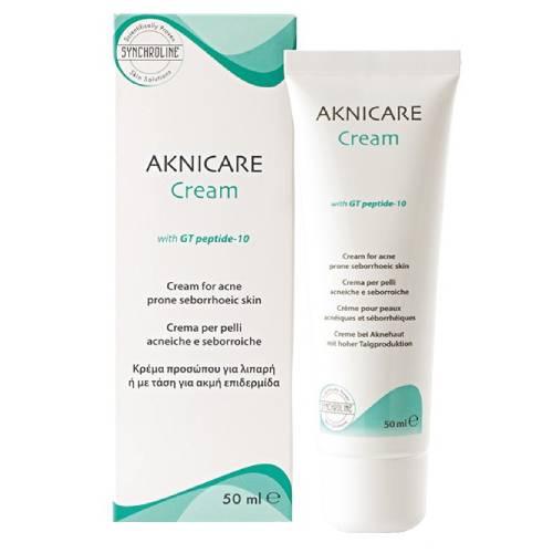 Miniaturka artykułu - Synchroline Aknicare Cream Krem do sk&oacute;ry tłustej i trądzikowej, 50 ml