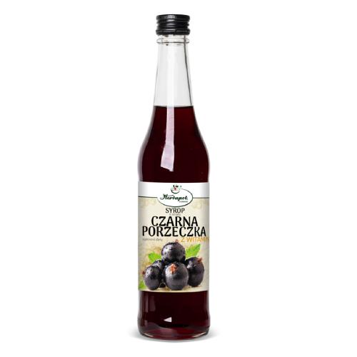 Miniaturka artykułu - Syrop czarna porzeczka z witaminą C, 480 ml