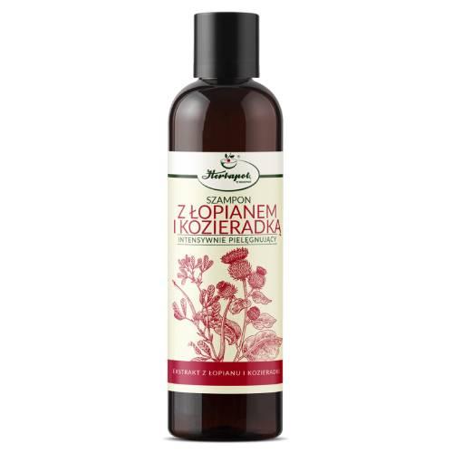 Miniaturka artykułu - Szampon z łopianem i kozieradką, 250 ml