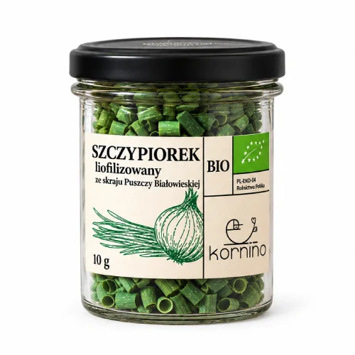 Miniaturka artykułu - Kornino Szczypiorek liofilizowany Eko, 10 g