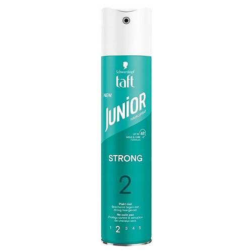 Miniaturka artykułu - Taft Junior N&deg;2 Strong Lakier do włos&oacute;w, 250 ml