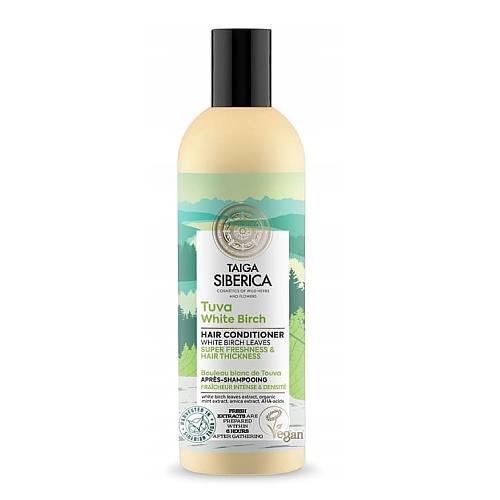 Miniaturka artykułu - Taiga Siberica Odżywka do włos&oacute;w wegańska z białą brzozą, 270 ml