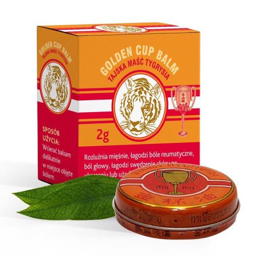Miniaturka artykułu - Tajska maść tygrysia Golden Cup Balm, 2g