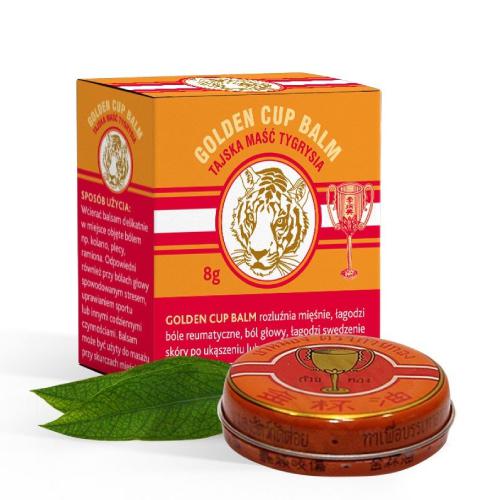 Miniaturka artykułu - Tajska maść tygrysia Golden Cup Balm, 8g