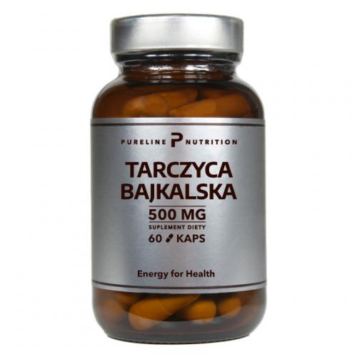 Pureline Nutrition Tarczyca bajkalska 500 mg, 60 kaps.