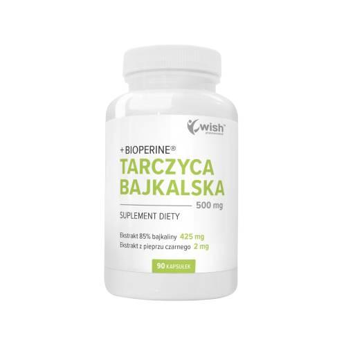 Miniaturka artykułu - Wish Pharmaceutical Tarczyca bajkalska, 90 kaps.
