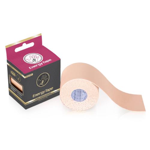 Miniaturka artykułu - Taśma kinezjologiczna Energy Premium nylonowa beżowa 5 cm x 5 m