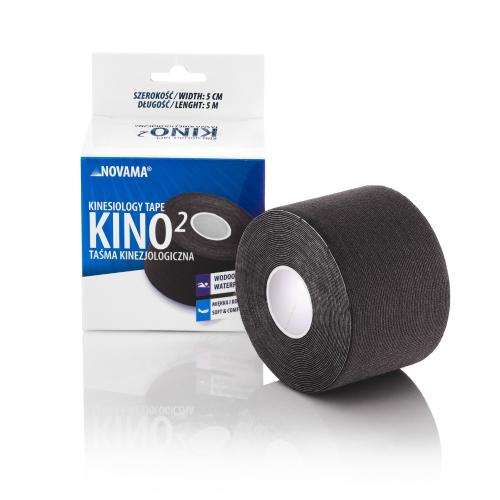 Miniaturka artykułu - NOVAMA KINO 2 Taśma kinezjologiczna 5cm x 5m czarna