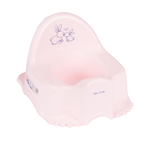 Miniaturka artykułu - TEGA BABY Nocnik ECO KR&Oacute;LICZKI Jasnor&oacute;żowy