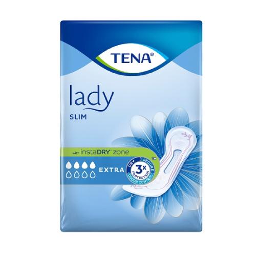 Miniaturka artykułu - TENA LADY Extra Wkładki anatomiczne - 10 sztuk