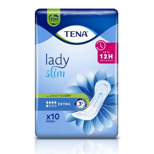 Miniaturka artykułu - TENA Lady Slim Extra, 10 sztuk Otc Edition