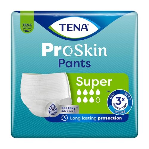 Miniaturka artykułu - TENA PANTS ProSkin Super M Majtki chłonne przy nietrzymaniu moczu, 30 szt.