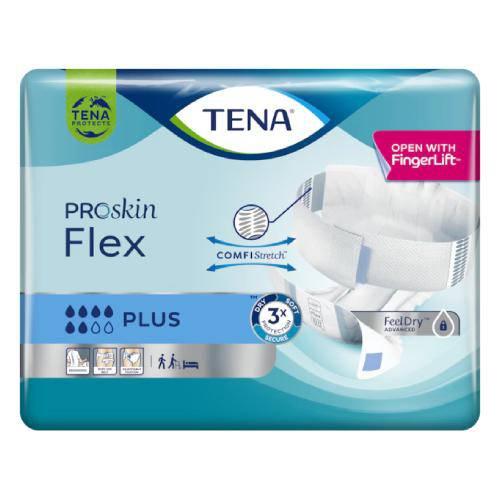 Zdjęcie produktu - TENA Pieluchomajtki ProSkin Flex Plus L, 30szt.