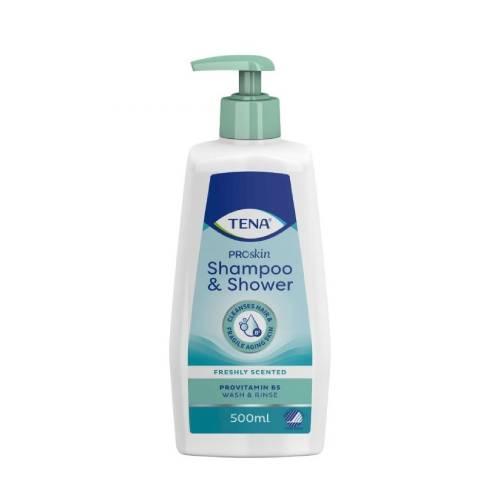 Miniaturka artykułu - TENA Shower & Shampoo Żel do mycia i szampon 2w1 - 500 ml