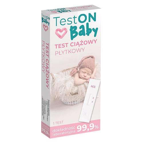 Miniaturka artykułu - TestON Baby Test ciążowy płytkowy, 1 szt.