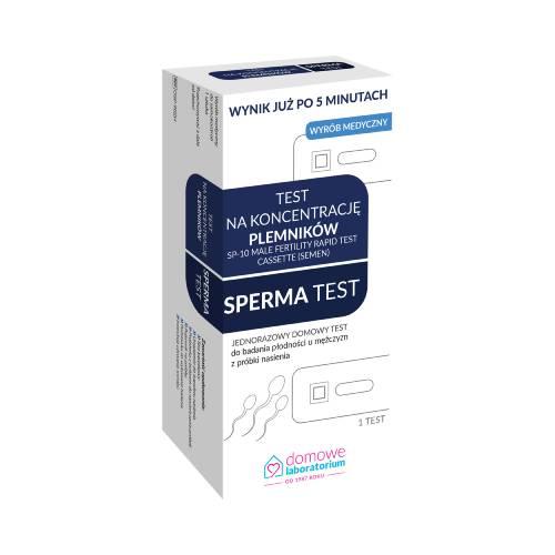 Miniaturka artykułu - Domowe Laboratorium Test na koncentracje plemnik&oacute;w Sperma Test, 1 szt.