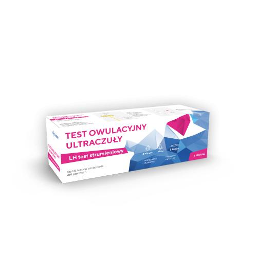 Miniaturka artykułu - DIATHER Test owulacyjny ultraczuły strumieniowy, 5 sztuk