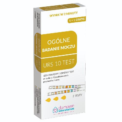 Miniaturka artykułu - TEST URS 10 do ogolnego badania moczu,  2 sztuki
