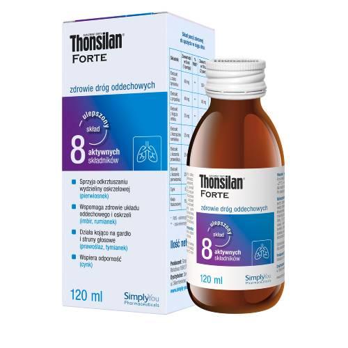 Thonsilan Forte syrop, 120 ml USZKODZONE TEKTUROWE OPAKOWANIE