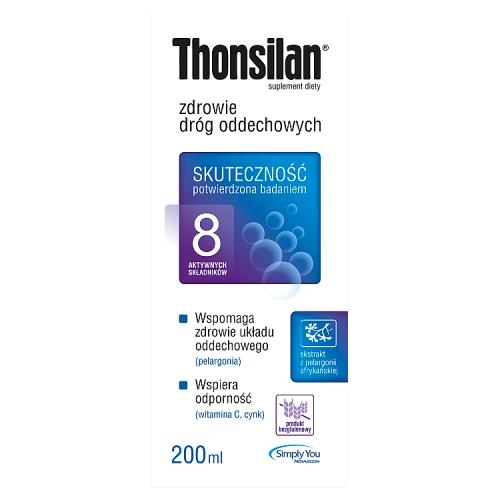Miniaturka artykułu - THONSILAN Syrop, 200ml (20708)
