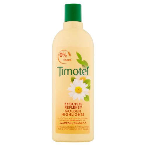 Zdjęcie produktu - TIMOTEI Rozświetlający szampon do włos&oacute;w blond Złociste Refleksy, 400ml