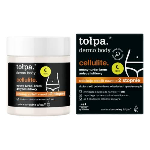 Miniaturka artykułu - TOŁPA Demo Body Cellulite Nocny turbo krem antycellulitowy, 250 ml