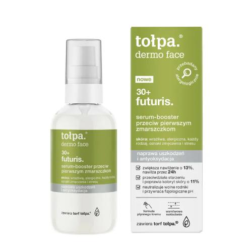 Miniaturka artykułu - TOŁPA DERMO FACE Futuris 30+ Serum-booster do twarzy na pierwsze zmarszczki, 75ml