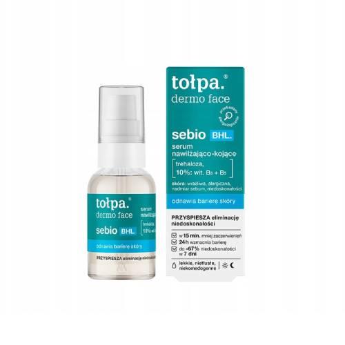 Miniaturka artykułu - TOŁPA Dermo Face Sebio BHL Serum do twarzy nawilżająco-kojące, 30ml