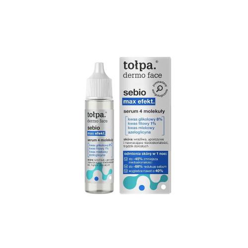 Miniaturka artykułu - Tołpa Dermo Face Sebio Max Efect Serum 4 molekuły, 20ml